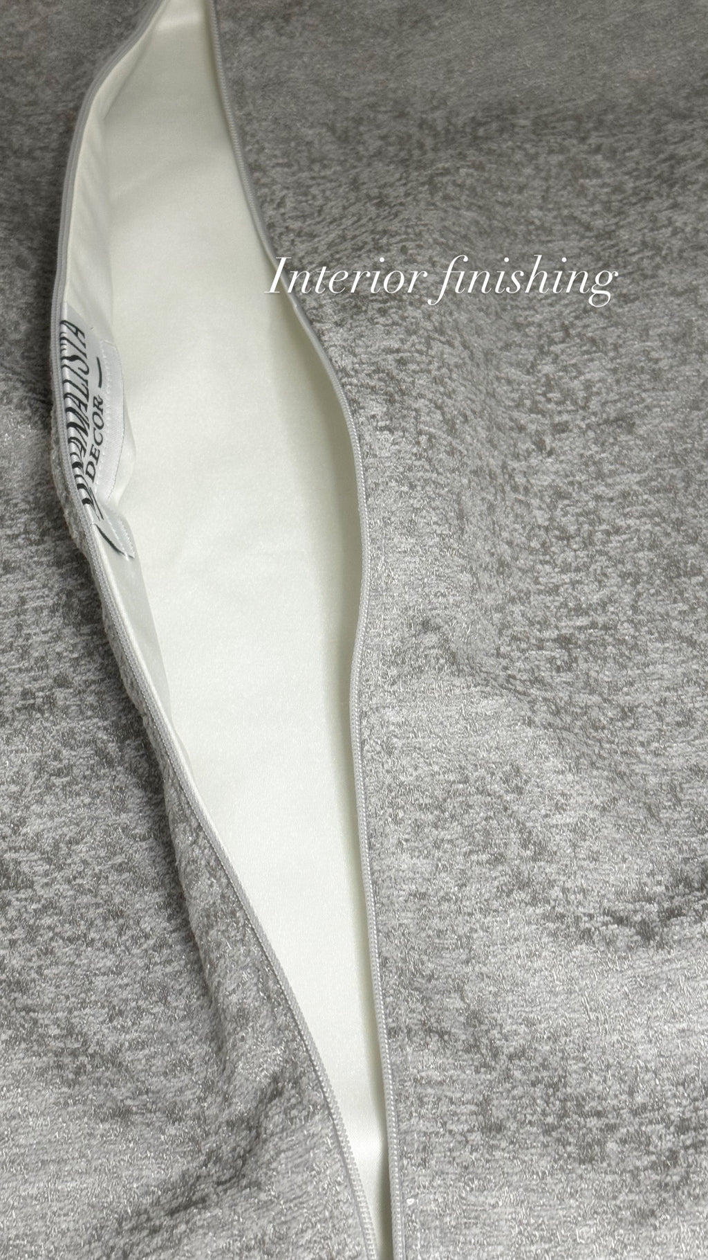 Coated In Glory — Silver & Gold Patterned Textural Cushion (35×50 cm) | Premium Duck Down Cushion