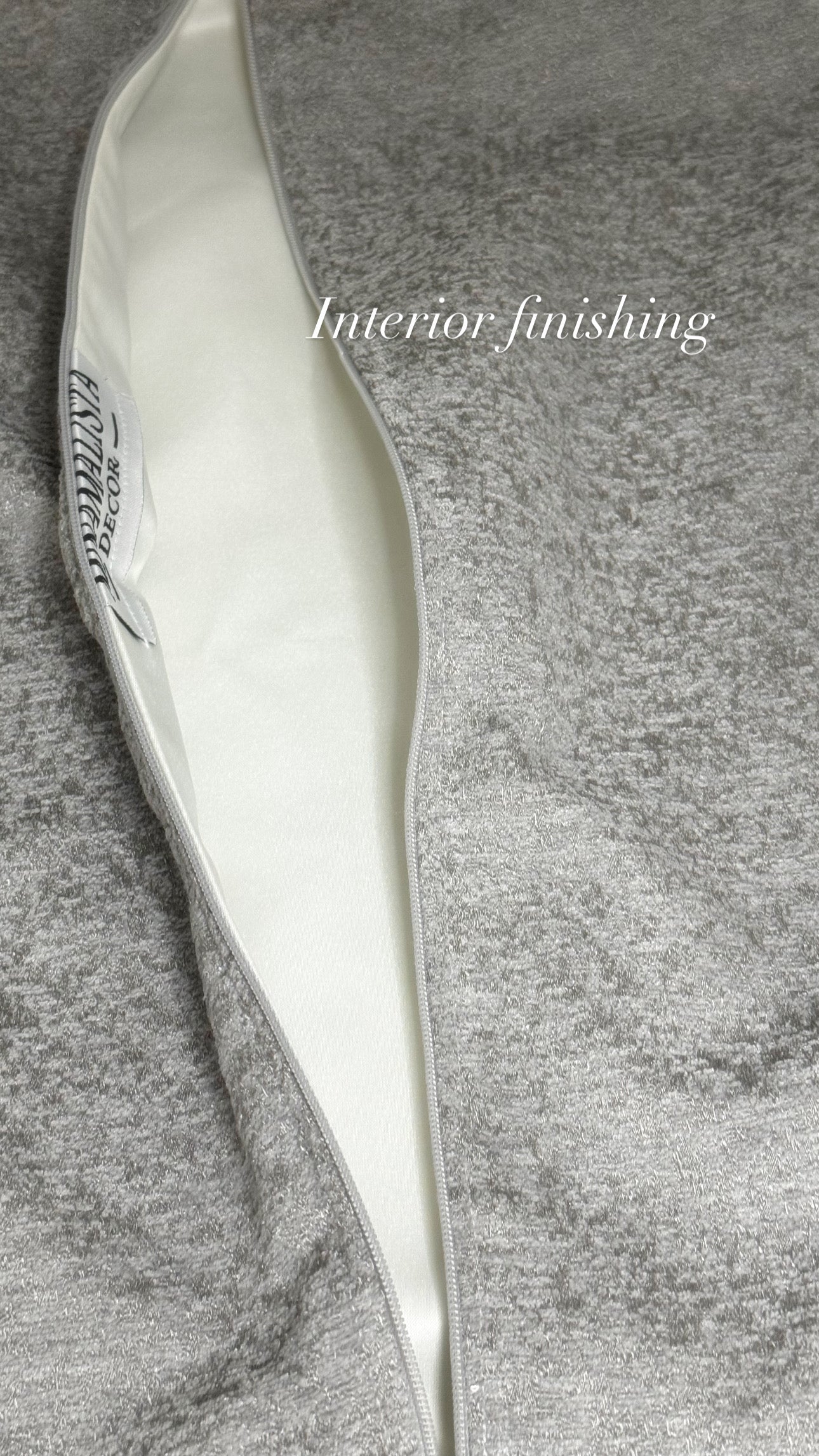 Coated In Glory — Silver & Gold Patterned Textural Cushion (35×50 cm) | Premium Duck Down Cushion