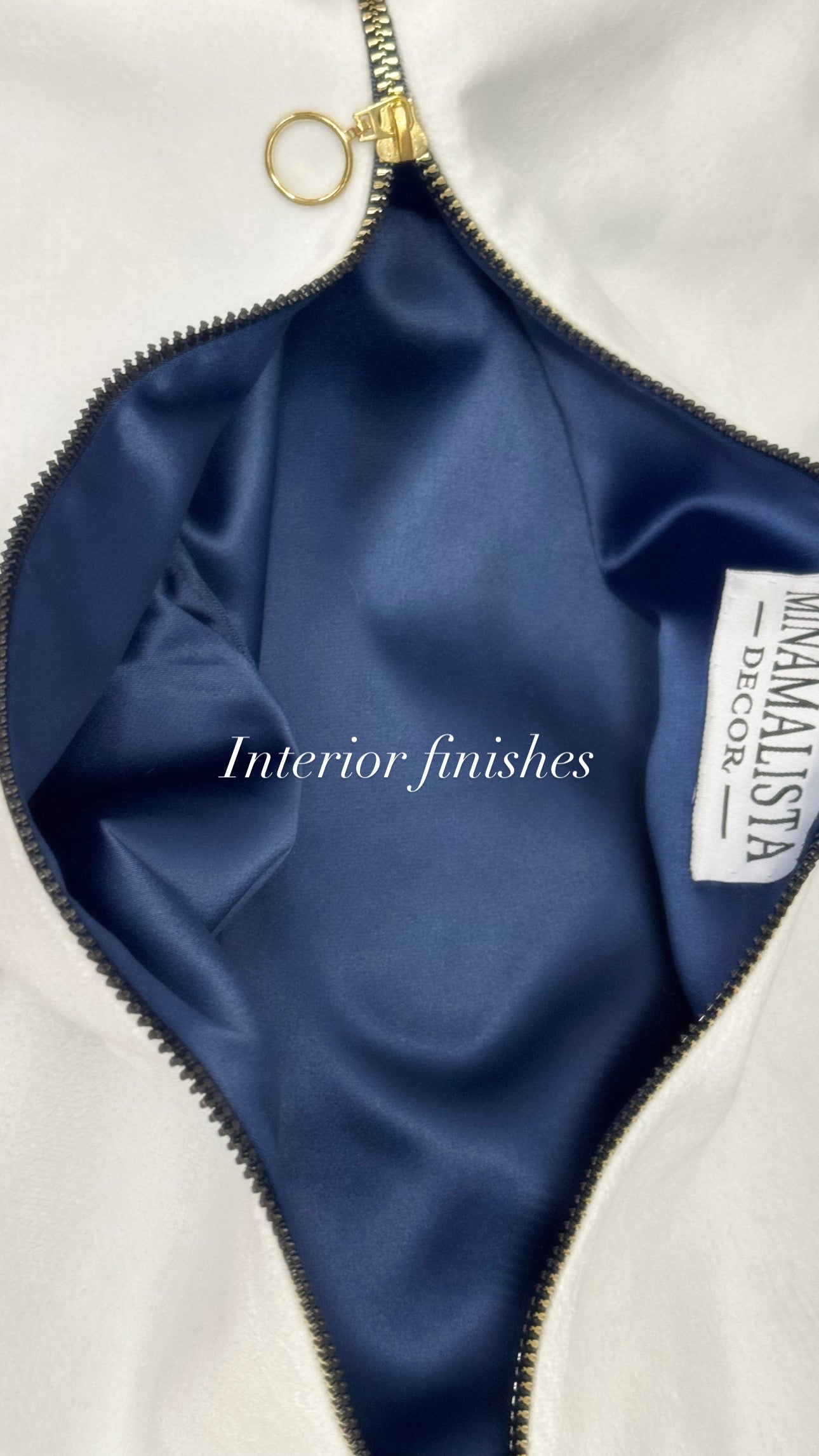 Gethsemane Pure Velvet — Botanical Piped (35×50 cm) | Premium Duck Down Cushion