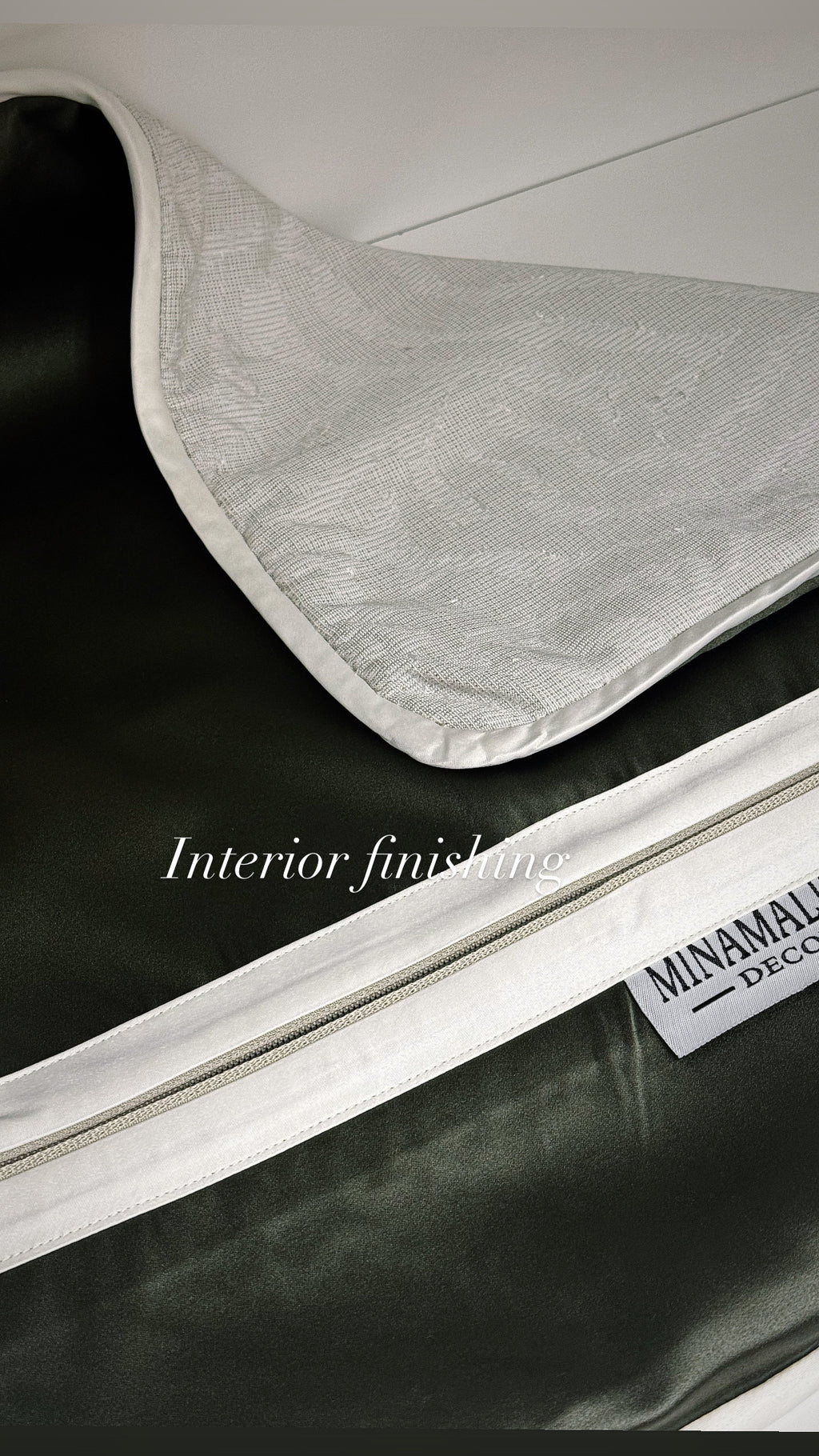 Faith Led by Vision — Silver Embossed Velvet (50×50 cm) | Premium Duck Down Cushion