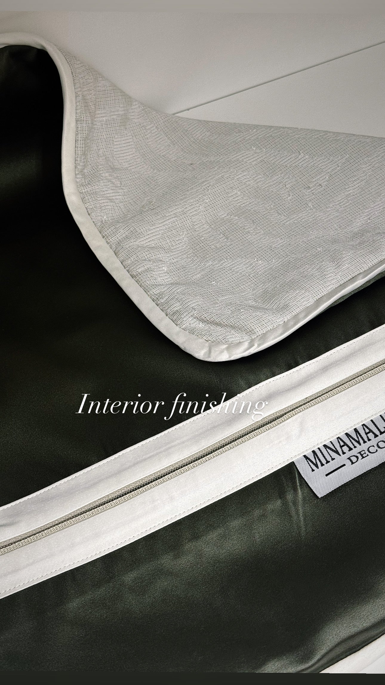 Faith Led by Vision — Silver Embossed Velvet (50×50 cm) | Premium Duck Down Cushion