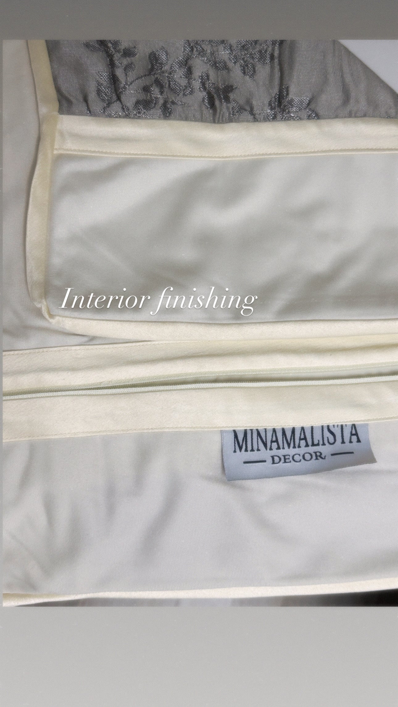 Watering the Seed of Faith — Vine-Inspired Jacquard Cushion (50×50 cm) | Premium Duck Down Cushion