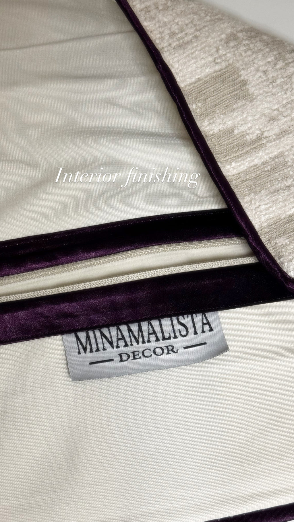 The Blood That Justifies Us Through Faith — Luminous Textured Fabric (35×50 cm) | Premium Duck Down Cushion