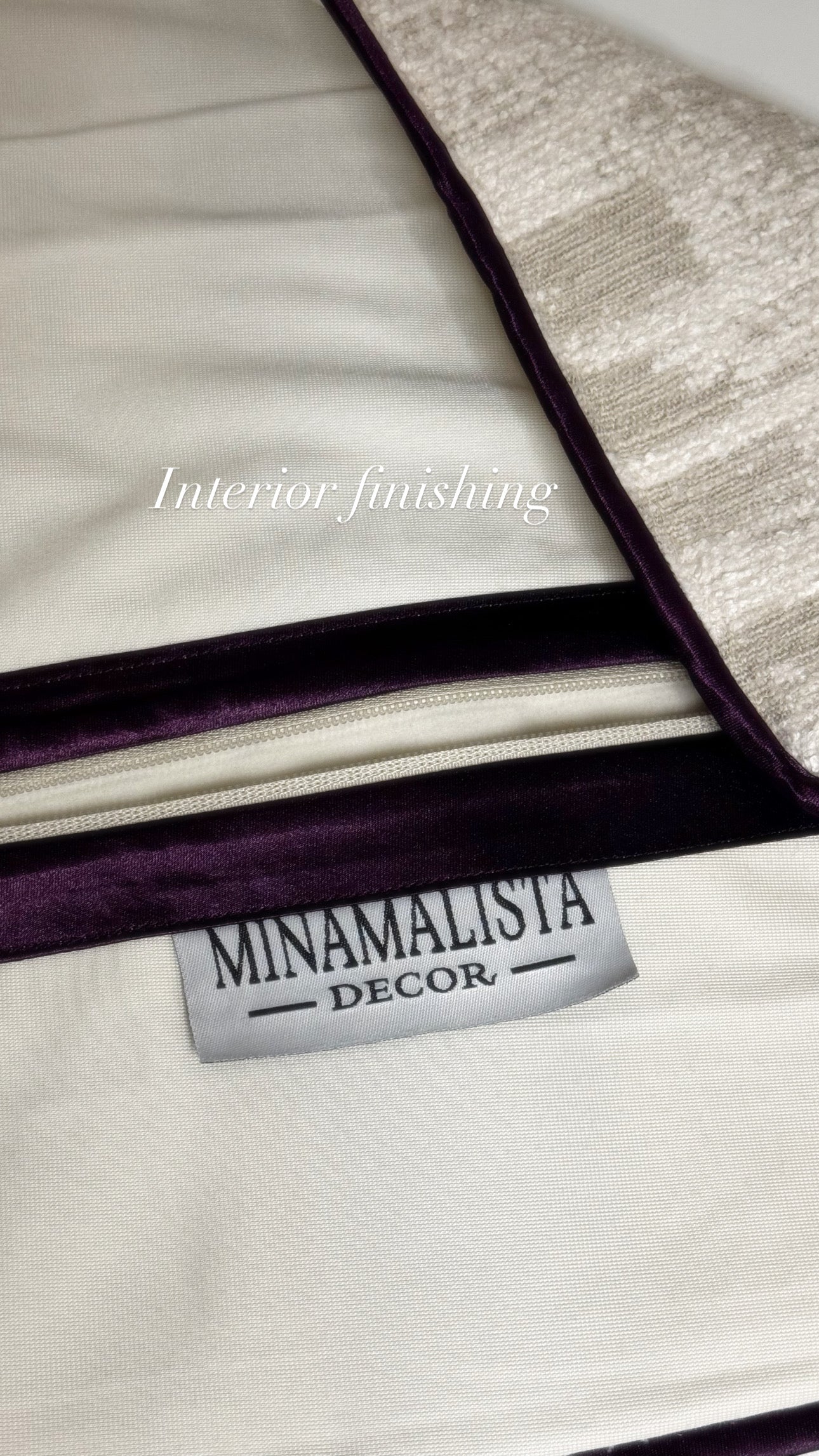 The Blood That Justifies Us Through Faith — Luminous Textured Fabric (35×50 cm) | Premium Duck Down Cushion