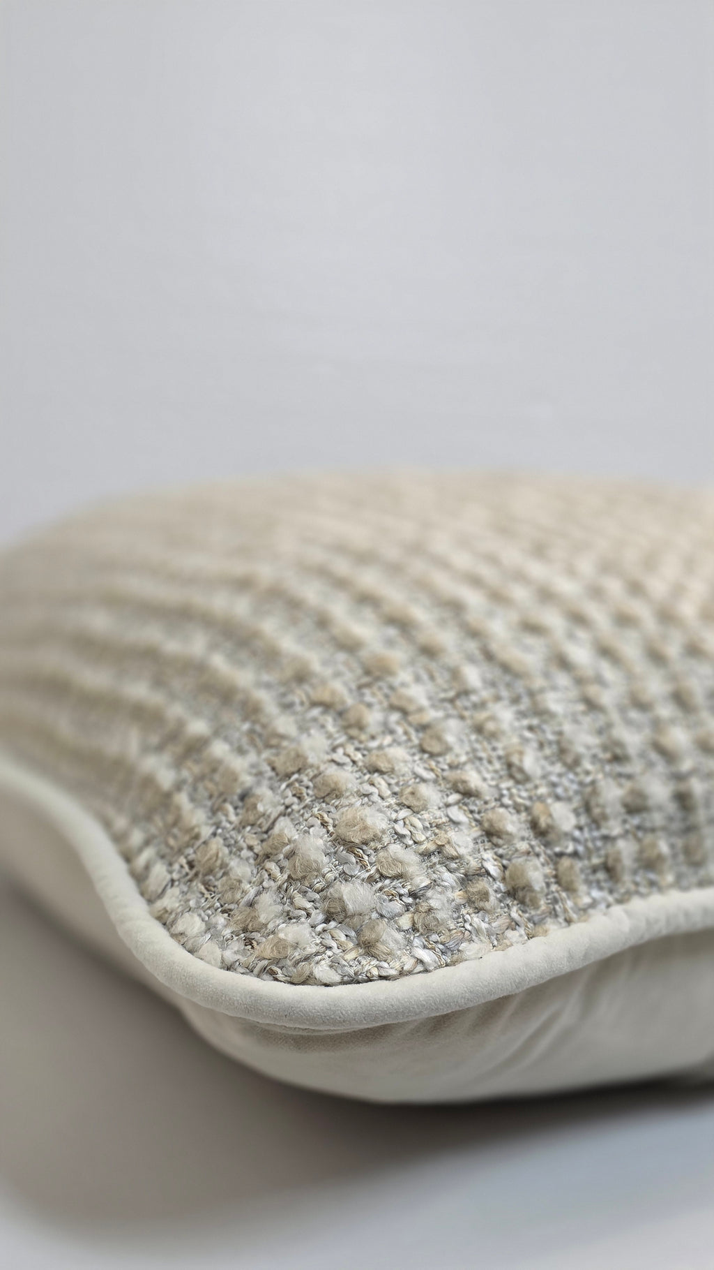 Jesus Chose You — Textural Cream Woven Cushion (35×50 cm) | Premium Duck Down