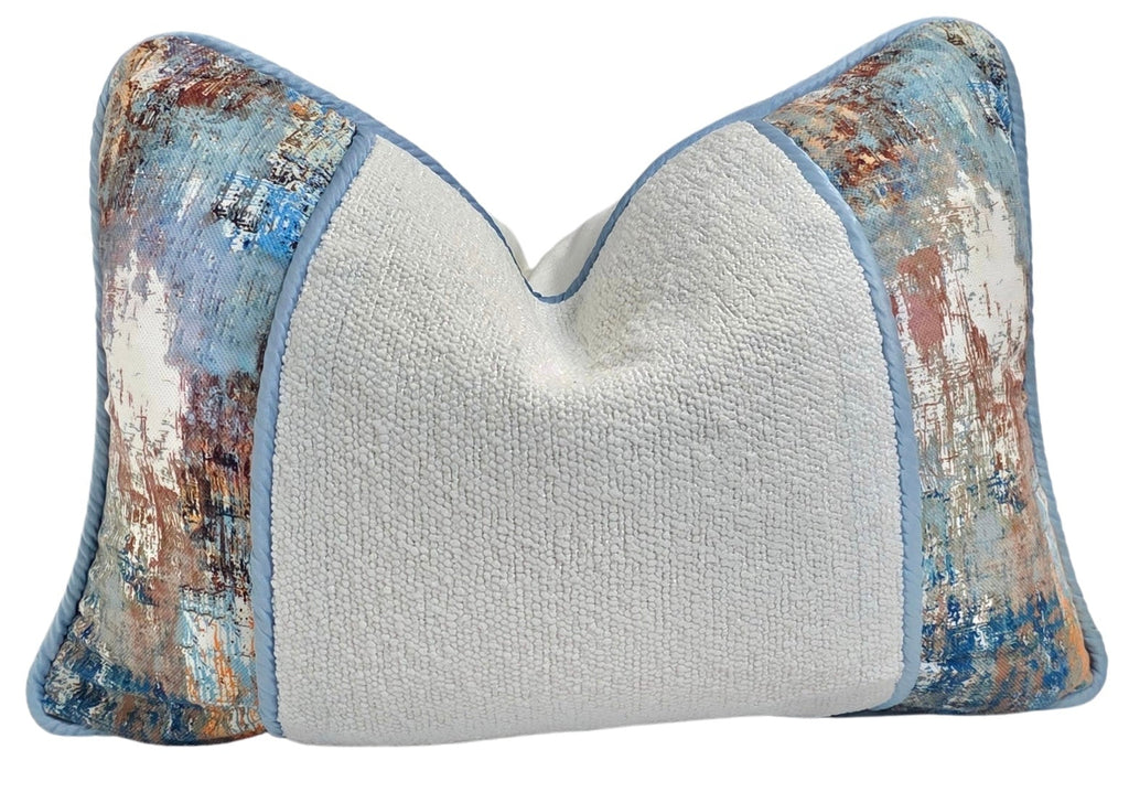 Holiness — Blue Horizon (35×50 cm) | Premium Duck Down Cushion