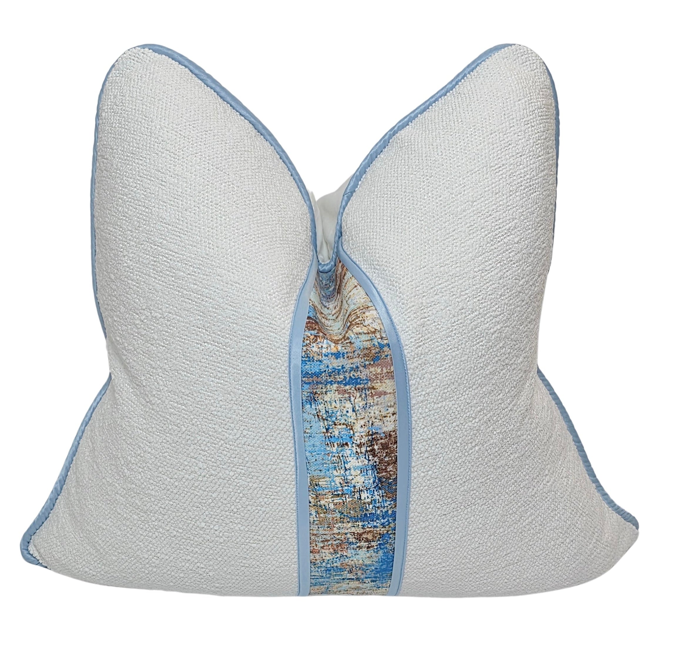 Holiness — Blue Grace (50×50 cm) | Premium Duck Down Cushion